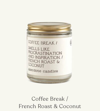 BB Anecdote Candles--Coffee Break Jar Candle $26